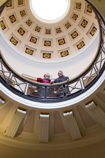 The entrance hall at Surgeon's Hall, Edinburgh - Narshada Photography