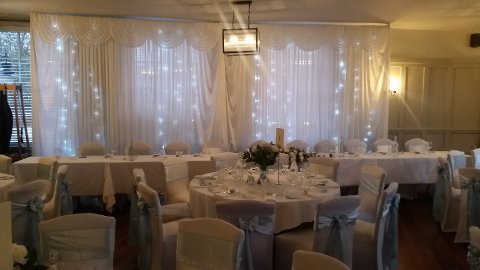 Our Bramford Room set for a Wedding Breakfast - The Alma