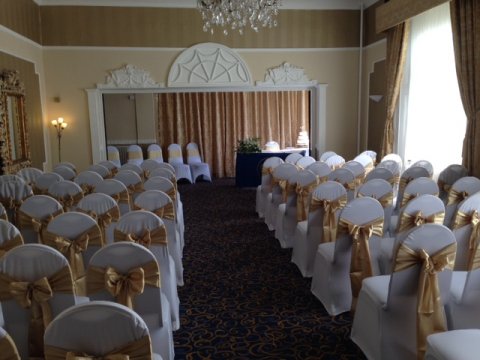 Inside Civil ceremony - Hardwicke Hall Manor Hotel