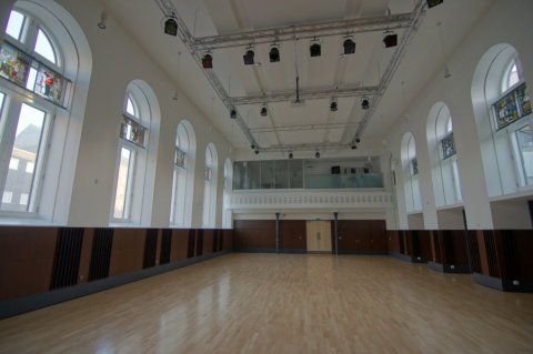 Main hall, taken from the rear of the room - Maryhill Burgh Halls