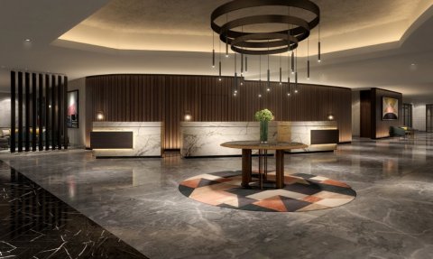Concept image of our Reception after our 2019 refurbishment - Crowne Plaza Marlow