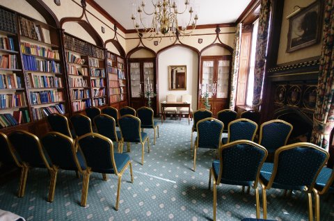 Horsted Place Library - Horsted Place Country House Hotel