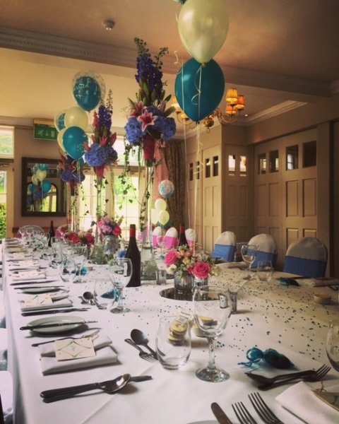 The Stags Fell Suite, we can cater for up to 70 guests for your wedding breakfast - Simonstone Hall
