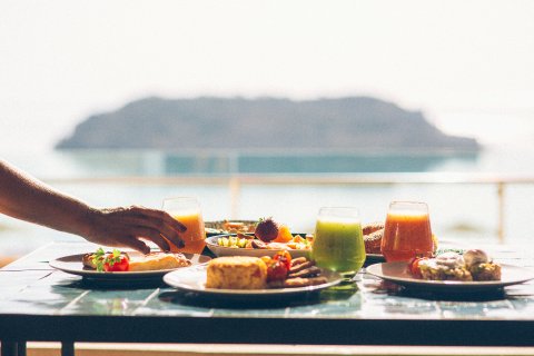 Private Breakfast Section at Olea - Blue Palace, a Luxury Collection Resort and Spa, Crete