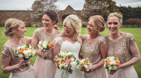 Brides and Bridesmaids - Sonning Flowers 