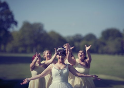 Bride & Bridesmaids - David Keith Hobson Photography