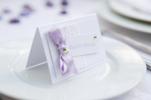 Place Setting in the Seville Range - English Rose Stationery