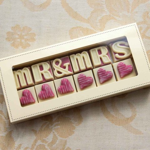 Mr & Mrs Chocolates - £10.99 - The Present Finder