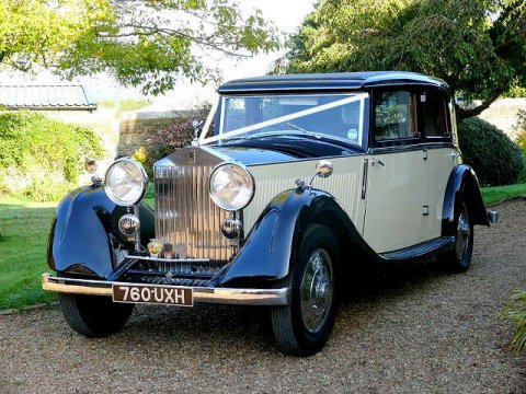 Rolls Royce Windover Bridal Car 1934 - Windermere Wedding Cars