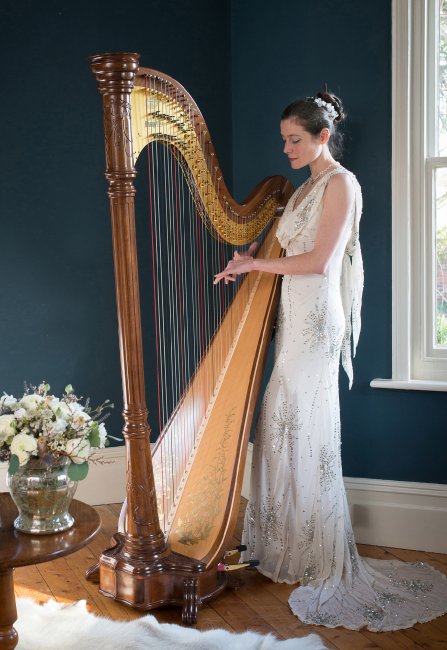 Tuning up... - HARPIST Ellen Smith