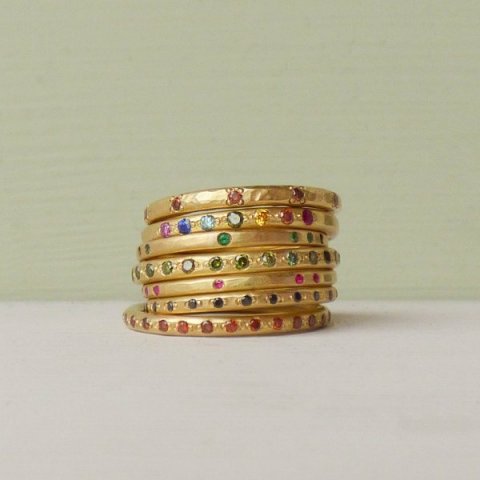 A Selection of Ethical Wedding Rings - Shakti Ellenwood Precious Jewellery
