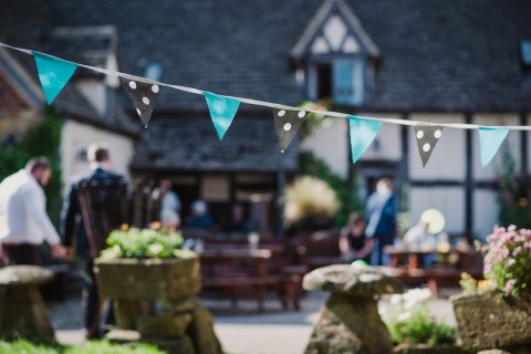 View from Barn - The Fleece Inn