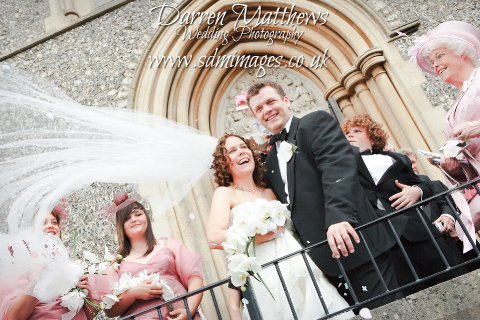 Bride & Groom Basingstoke Church - Darren Matthews Wedding Photography