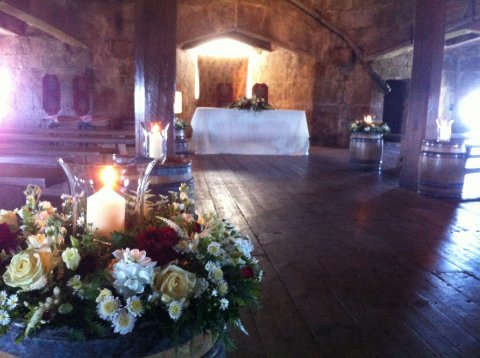 Wedding cermeony in the Castle Keep - Pendennis Castle