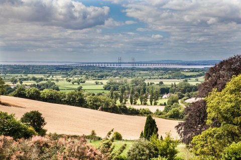 View across The Severn from The Manor - The Manor at Old Down Estate
