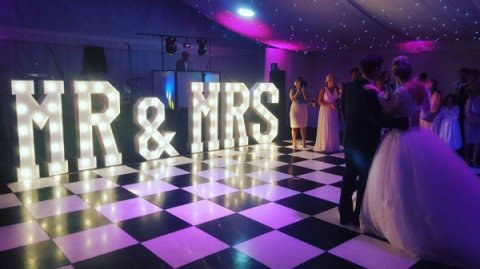 Illuminated 4ft/5ft led letters - Goldensoundsdisco