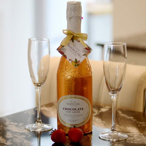 Chocolate Champagne Bottle - £17.99 - The Present Finder