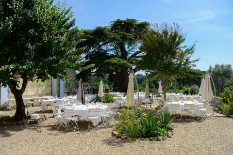 wedding meal area - French Wedding Chateau 
