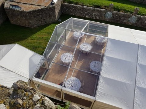 Clear marquee roof - 24 Carrot Events