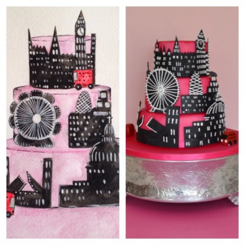 London Landscapes - Beth Lauren Cakes