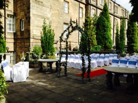 Outdoor Ceremony - Crowne Plaza Edinburgh- Royal Terrace