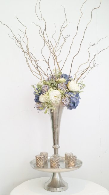 hire table vases & flower tricks - CotswoldsVintagePartyHire