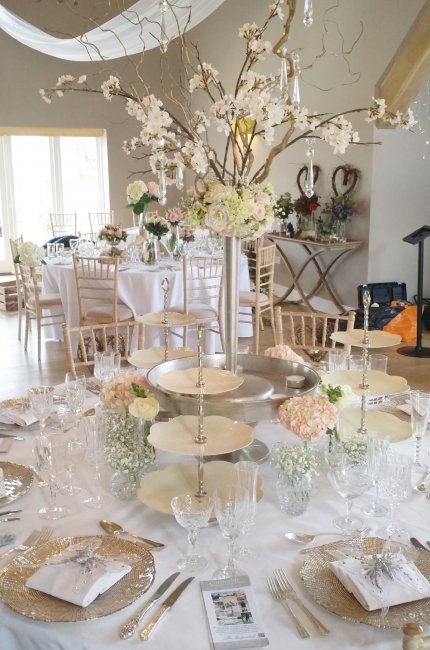 hire tall table centres - CotswoldsVintagePartyHire