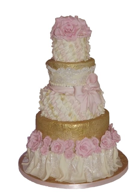 Lace, ruffles and rses - Cakes Unlimited of Yorkshire