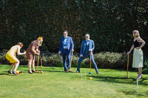 Croquet on the lawn - James & LIanne Photography - Holdsworth House Hotel & Restaurant