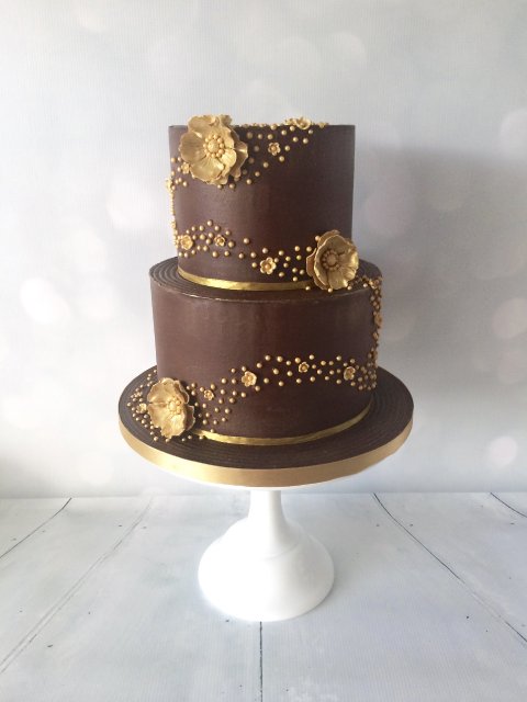 Wedding Cakes - White Rose Wedding Cakes-Image 35182