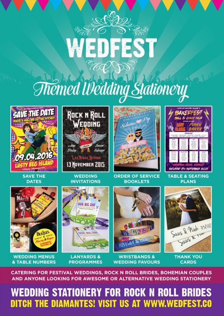Wedfest Wedding Stationery - WEDFEST