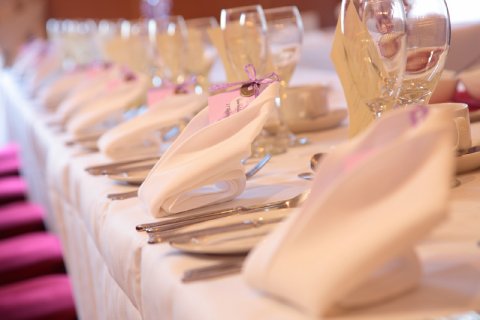 Example of table settings - Northern Hotel Brechin