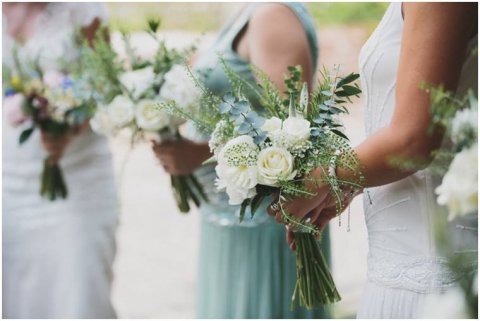 Art Deco bridesmaids - Cabbagewhite Flowers