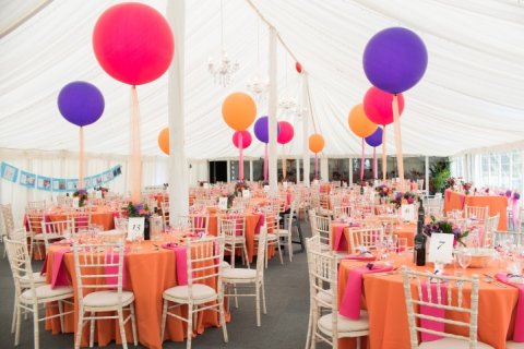 Summer Marquee Inside - London Shenley Club