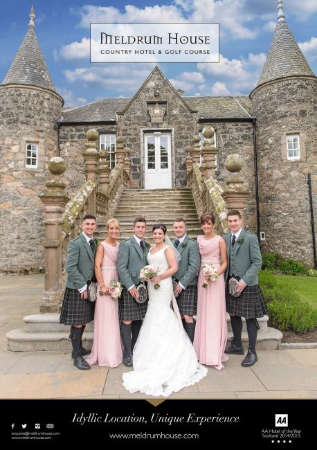 Wedding advert - Meldrum House Country Hotel and Golf Course