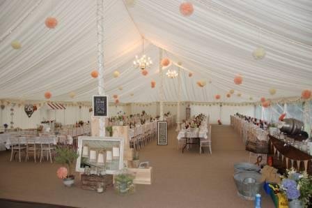 Traditional with Fairy Lights - Carron Marquees Ltd