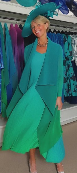 Alquema Dress and Coat - "L" Occasionwear Ayr