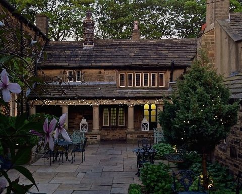 The Courtyard at Holdsworth House for outdoor weddings - Holdsworth House Hotel & Restaurant