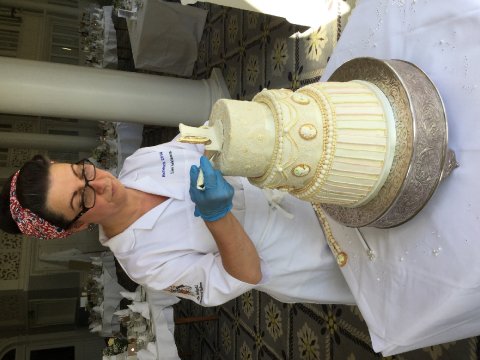 Asian Wedding Fair Peacock - Beachcomber Cakes and The Rocpool School of Baking Ltd