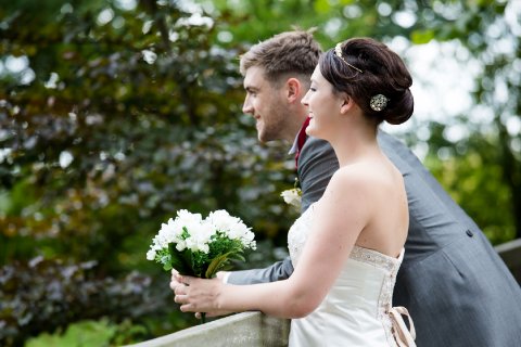 Looking out on the bridge - Abbot's Hall Weddings