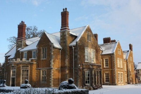 Brooksby Hall Exterior - Winter - Brooksby Hall