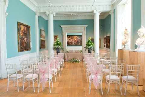 The Saloon wedding ceremony - Compton Verney