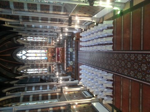 Ceremony layout - All Saints Chapel