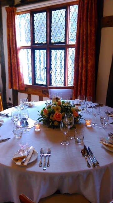 1-4 course Wedding breakfasts available - Tymperleys
