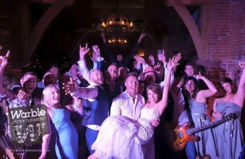 Happy Wedding Guests - Warble Entertainment Agency