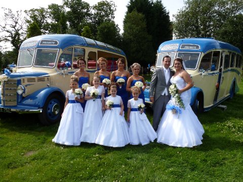 our two OB Bedford Coaches - Lodge Coaches