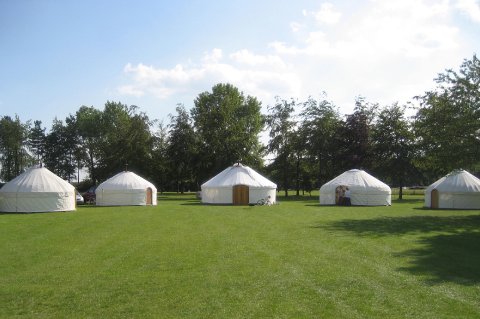 Lincoln Festival yurts from Roundhouse - Roundhouse Yurts