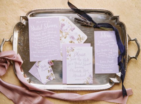 lilac wedding stationery - Hip Hip Hooray