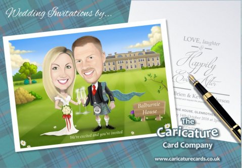 Wedding Invitations - The Caricature Card Company