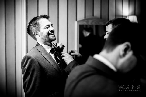 Documentary style coverage of the groom preparations - Rob Georgeson Photography